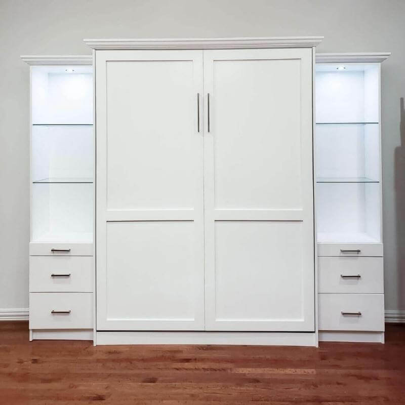Best Murphy Bed that comes in Single, Queen, or Twin Size and Many hardwood finishes